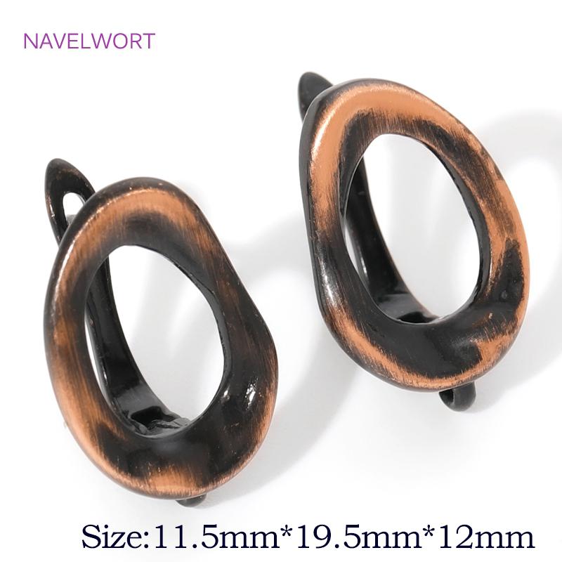 Fasteners For Earring Antique Bronze Shvenzy Earwires Brass Earring Hooks Earring Fixtures For DIY Earrings Making Accessories