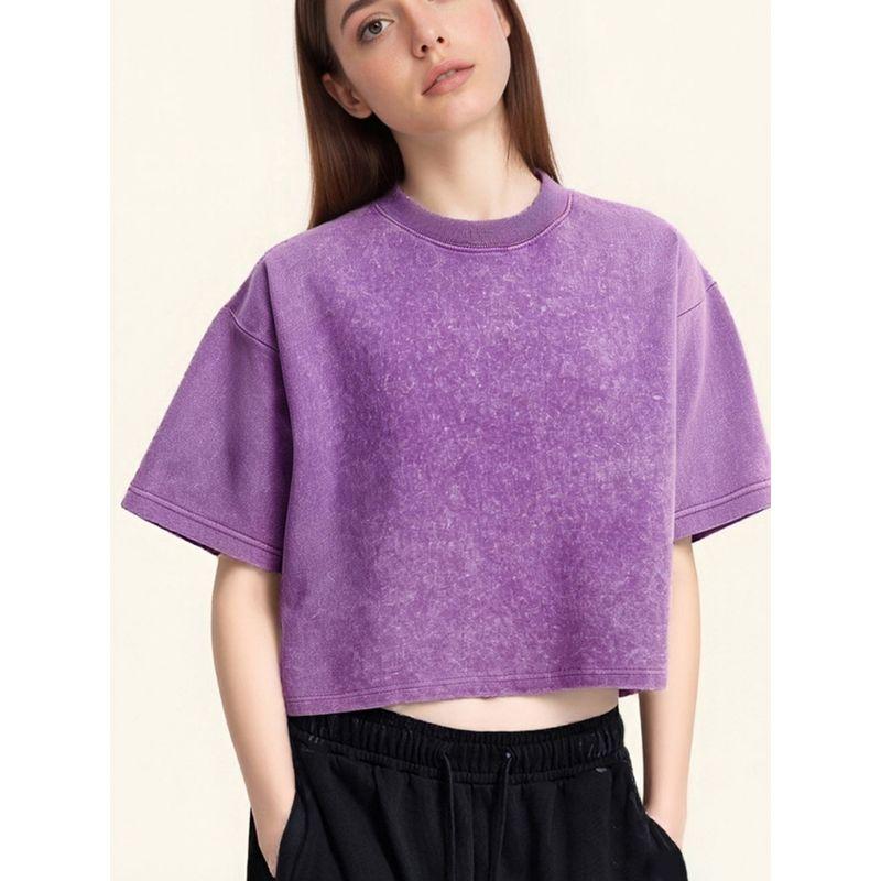 American Sexy Women's Overall Sexy Waist Hollow-out Short Sleeve T-shirt