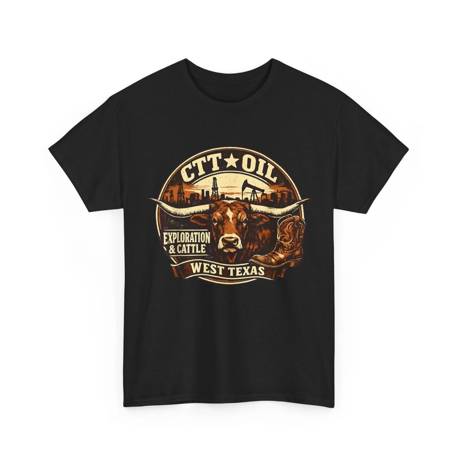 CTT Oil Exploration & Cattle Company Texas T-Shirt XL