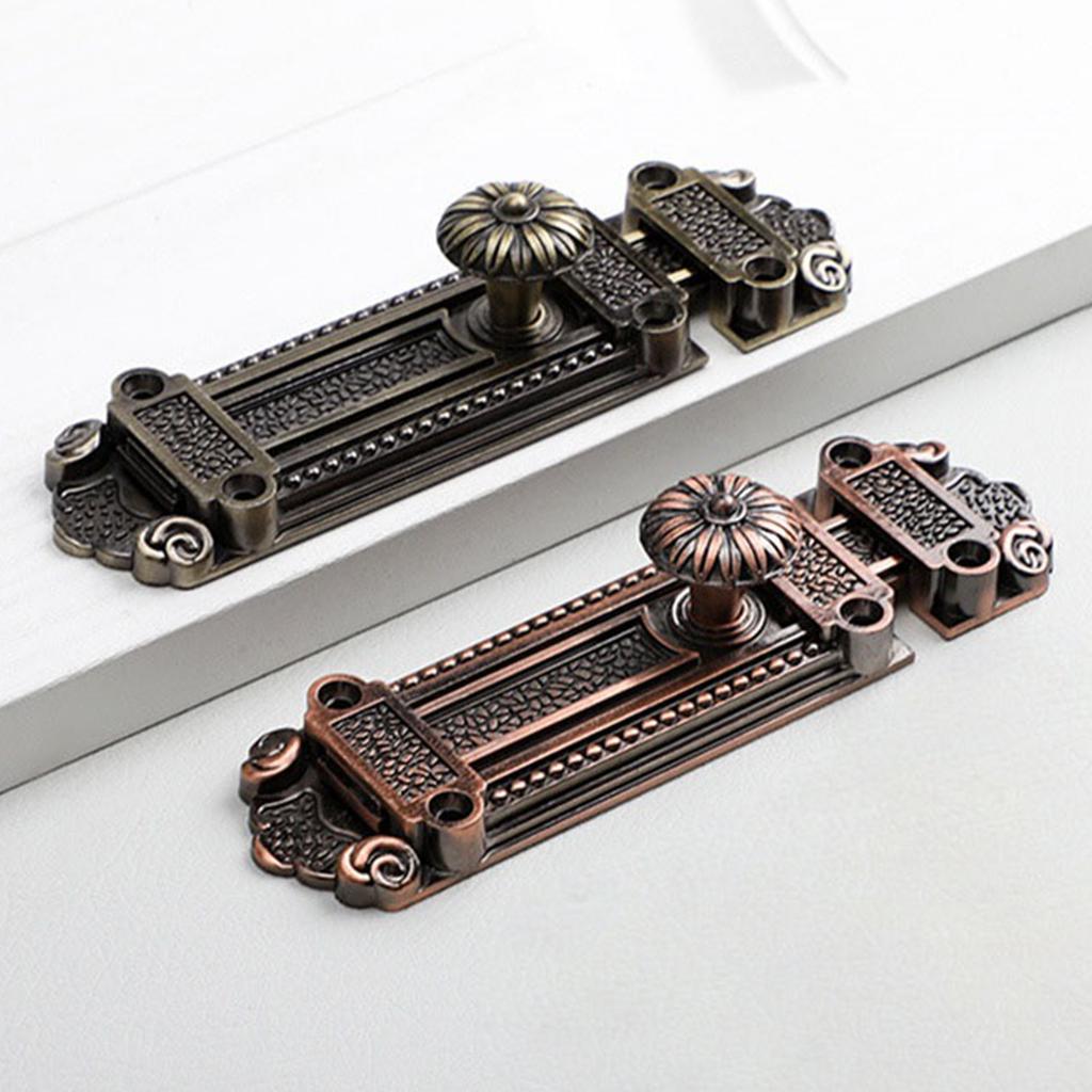 Heavy Duty Solid Thicken Barrel Bolt Vintage Door Security Slide for Latch Lock Zinc Alloy Slide for Latch Lock for Door