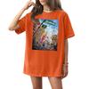 Women's Casual Fashion Round Neck Printed Short Sleeve T-Shirt Top