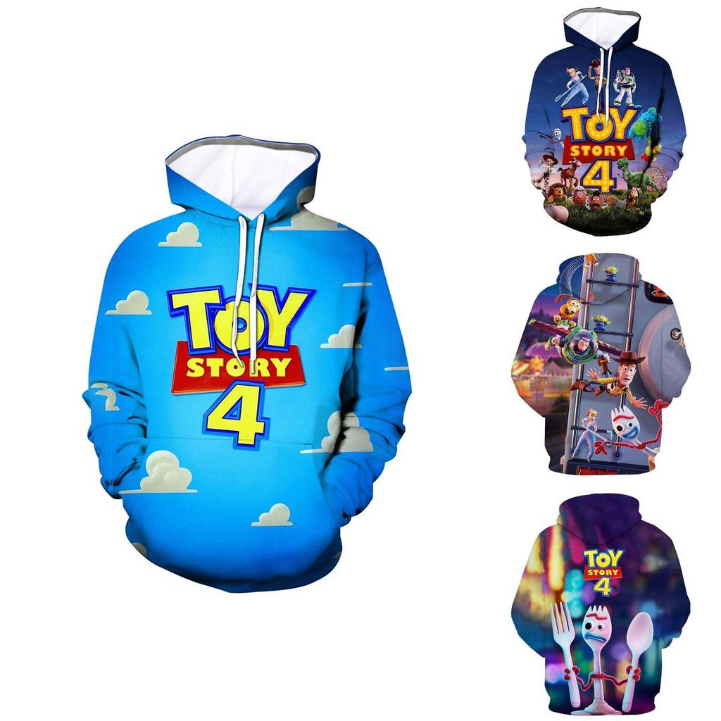 Cozy Toy Story 4 Sheriff Woody Buzz Lightyear Hoodie For Casual Comfort