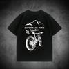 Bicycle Riding Club Creative Mountain Bike Print Pattern Cotton Tshirt Unisexs Clothing Womens Clothing  Summer New T Shirt