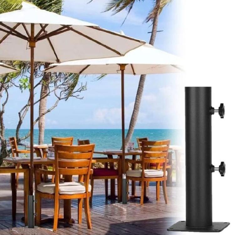 Square Stand for Water Parks Restaurants Backyards Parasol Umbrella Mount Clamp