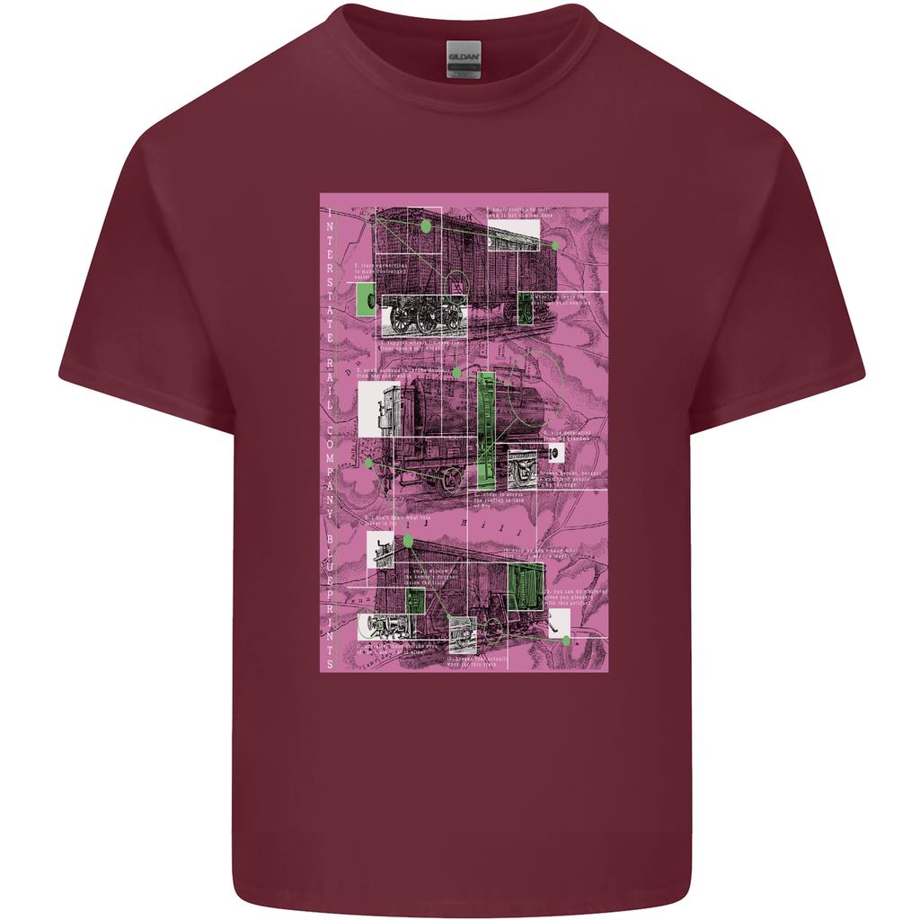 Trains Trainspotting Rail Carriages Unisexs Light Cotton TShirt