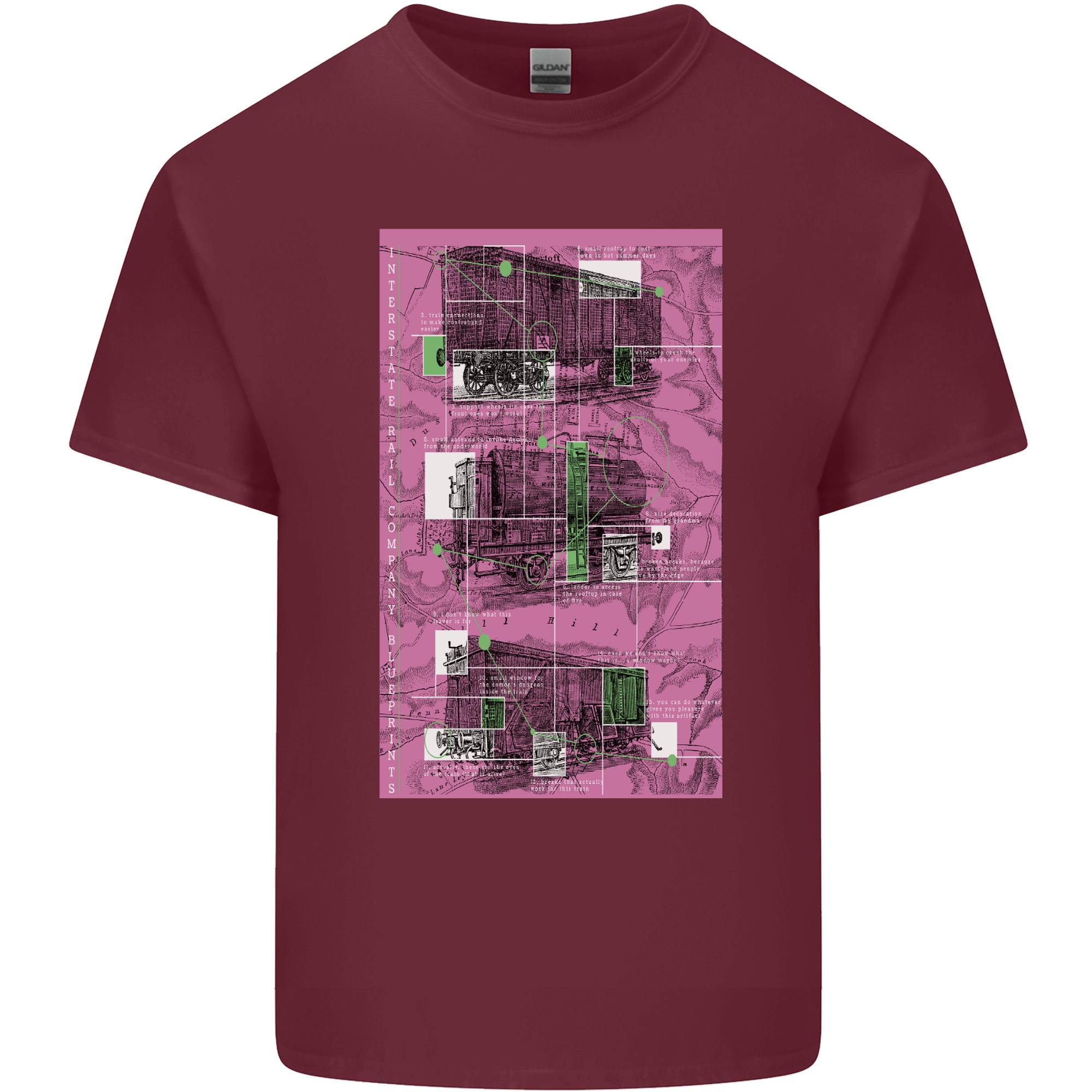 Trains Trainspotting Rail Carriages Unisexs Light Cotton TShirt S