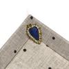 1Pc, Natural Stone Faceted Heart Pendant 19x28mm Golden Lace Bezel Frame Single Hole Charm for DIY Necklace Jewelry Making