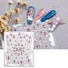 Adhesive Nail Salon Manicuring Nail Decals Christmas Nail Sticker Nail Art Sticker Nail Decoration