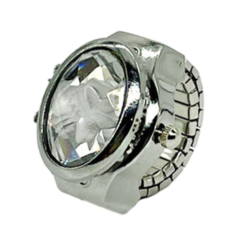 

Винтажные часы-кольцо Мини Эластичный ремешок Сплав Часы Кольца для пары Ювелирные изделия Часы Ретро Часы-кольца Подарок для женщин мужчин