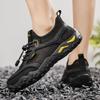 Men's Summer Breathable Mesh Soft Sole Non-Slip Low-Top Casual Outdoor Hiking Water Shoes.