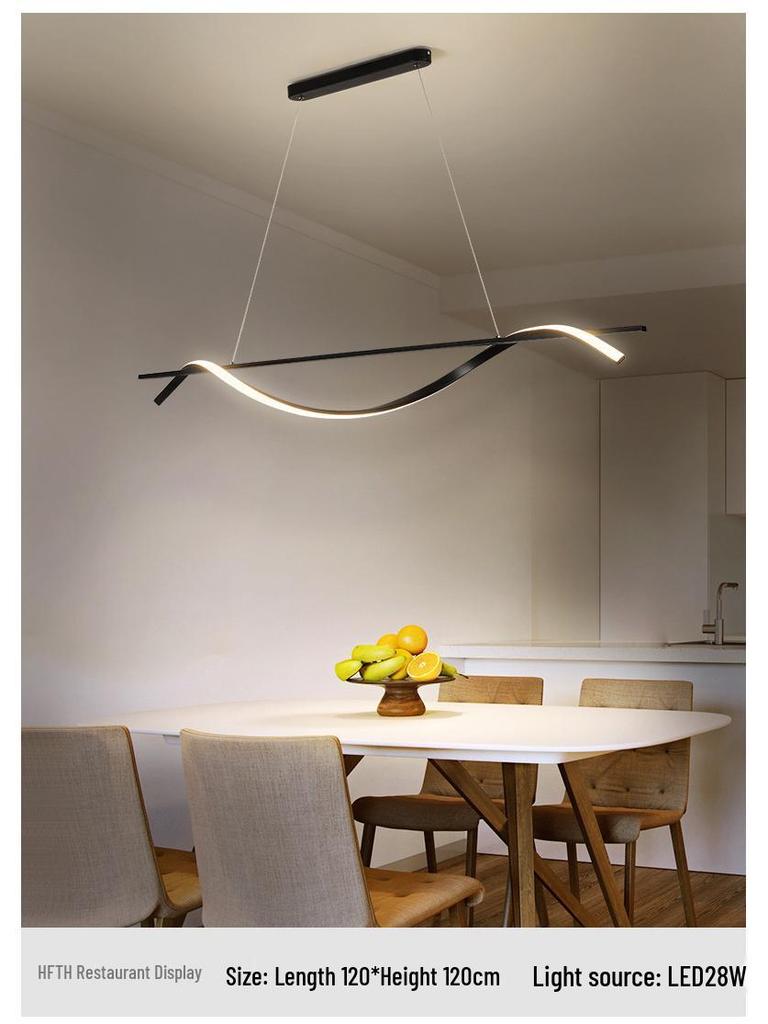 Nordic Modern LED Chandelier: Irregular Creative Lighting for Dining, Living Room, or Bar.