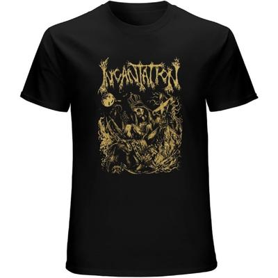 NOTEE Incantation Band Music Tour Men's Cotton Shirt Black