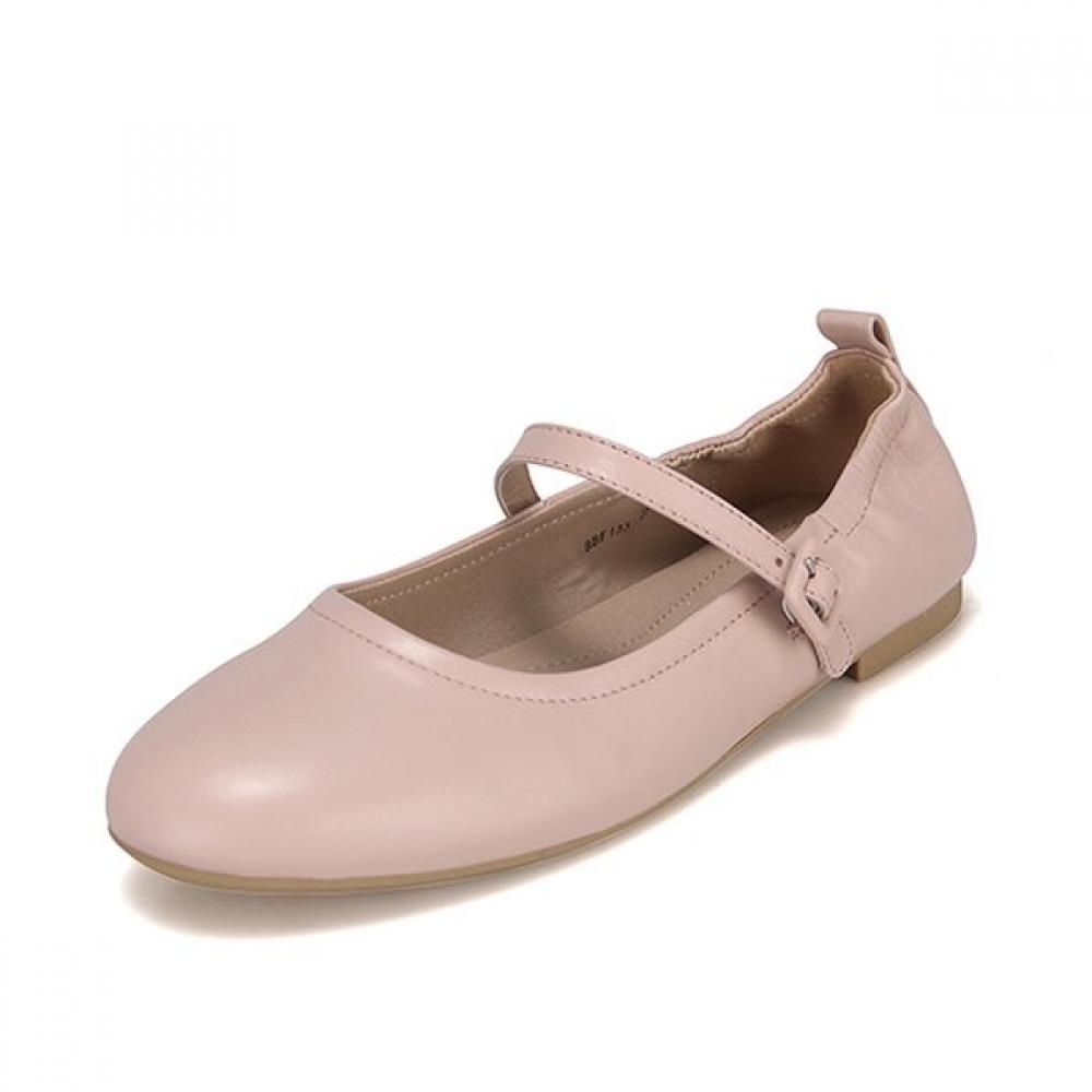BARBARA Кожаные туфли Мэри Джейн на плоской подошве Signature Leather Bbf133pk 250mm