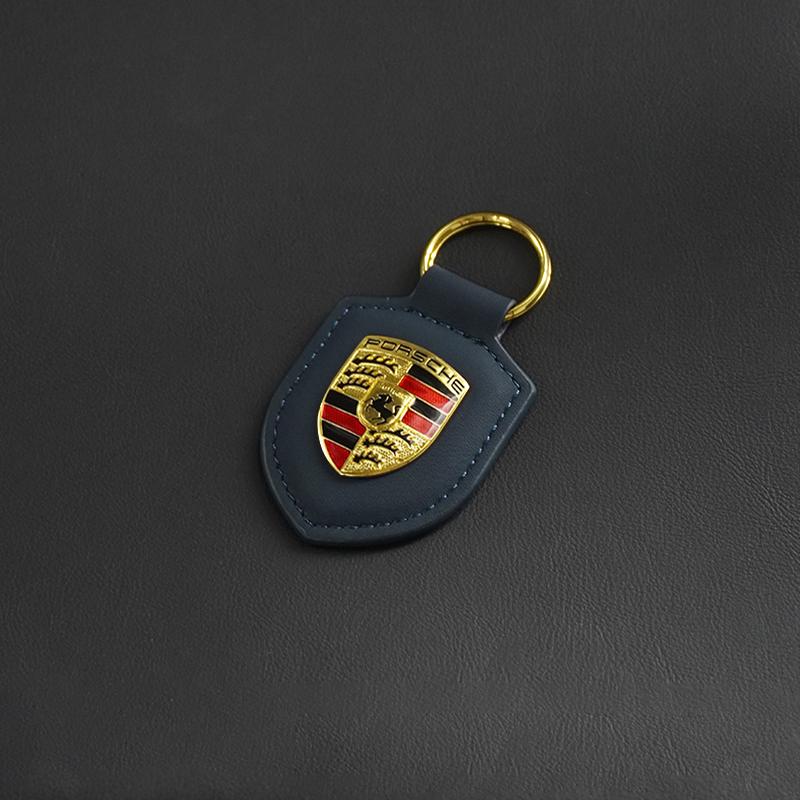 

Модний Шкіряний Металевий Брелок Авто Стиль Розкішний Брелок Для Porsche Cayenne Panamera Macan 911 Taycan Boxster Cayman 918 Pajun