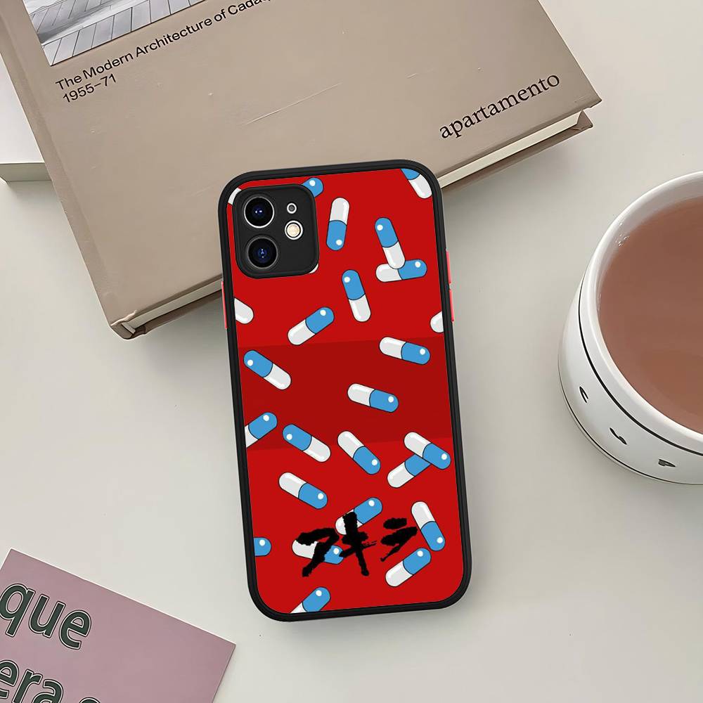 AKIRA ANIME CARTOON Phone Case For IPhone 14 X XR XS 7 8 Plus 11 12 13 Pro MAX 13mini Matte Shockproof Case