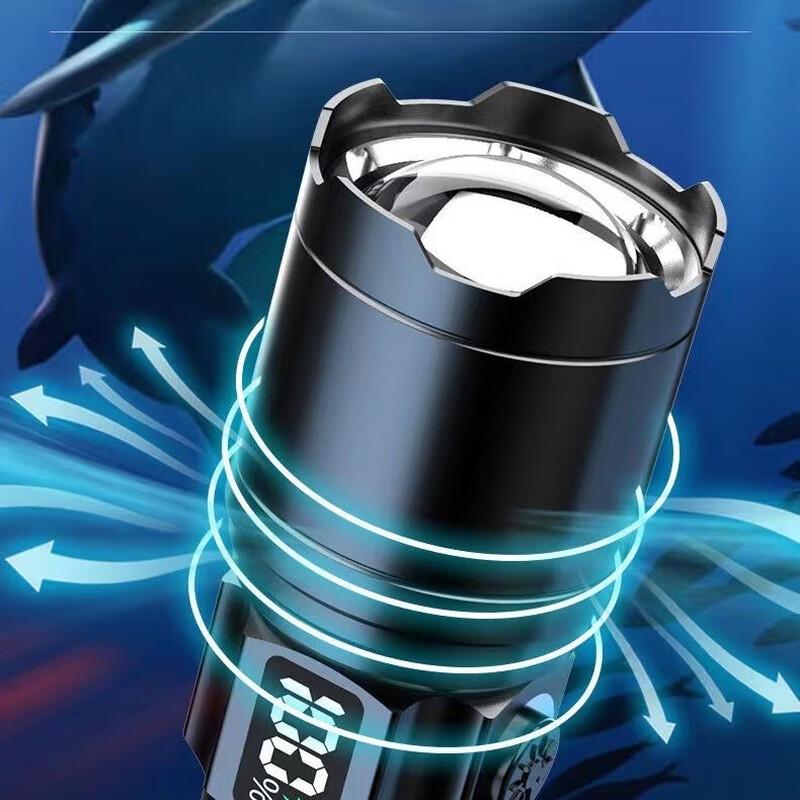Pailide Rechargeable Zoom Flashlight