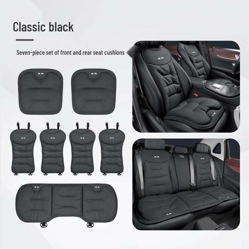 Nappa Leather Seat Cushions & Backrest Pads for Beijing Off-road BJ30, BJ40, BJ60, BJ80, BJ90 - All Seasons.