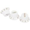3Pcs Guitar Control Knob 1 Volume 2 Tone Fit Top Plastic Set Kit for Electric Bass GD73