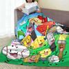 Inanimate Insanity Cartoon Blanket All Characters Plush Vintage Soft Throw Blanket Chair Covering Sofa All Season Bedroom