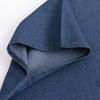 [KYOETSU] [Kyoetsu] Washable, Unlined, Plain Denim Haori Jacket for Women (M, Indigo)