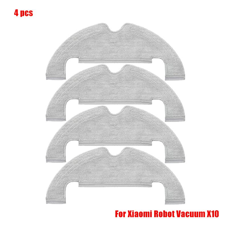 Main Side Brush Hepa Filter Mop Cloth Dust Bag For Xiaomi Robot Vacuum X10 Robot Vacuum Cleaner Parts Replacement Accessories