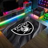 Las Vegas Raiders Design Crystal Velvet Carpet Cozy Non?Slip Printed Rug For Bedroom Living Room Entrance