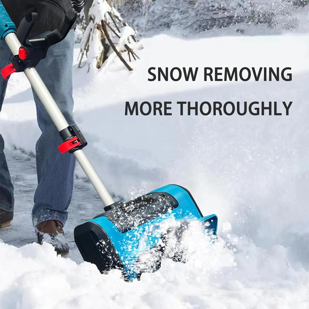 Cordless Portable Electric Snowplow Winter Courtyard Street Snow Shovel High Power Electric Snow Sweeper