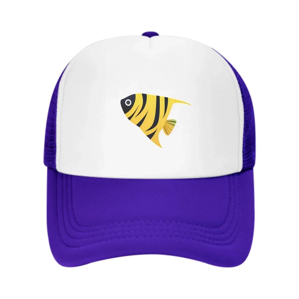 Tropical Fish Baseball Caps Fashion Trucker Hat Unisex Mesh Caps for Women Unisex Outdoor Leisure Travel Neutral Sunshade