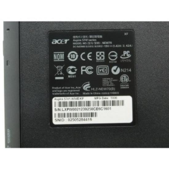 Used Acer Aspire 5741 Laptop | 15.6-Inch Display | Intel Core i5-M430 | 256GB New SSD | 4GB RAM | Windows 10 | HDMI | Numeric Keypad | Built-in Camera