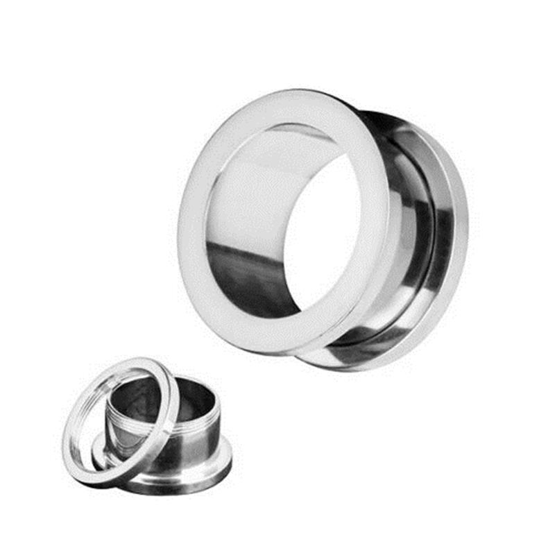 2PCS Ear Gauges Plugs Double Flared Piercing Flesh Tunnel Expanders Stretchers Earring Body Jewelry