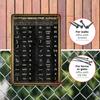 Egyptian Hieroglyphic Alphabet Knowledge Metal Signs Poster, Vintage Decorations Wall Art Decor 8x12 Inches