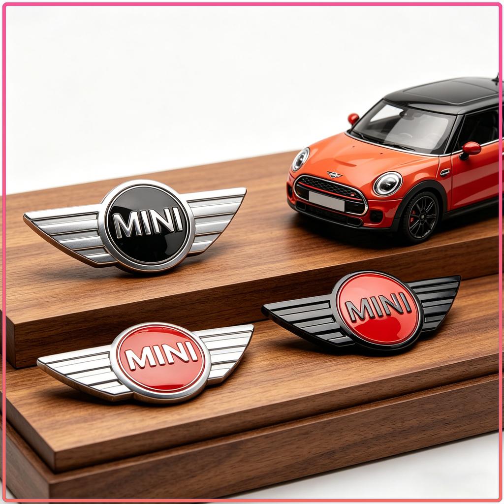 Mini Stijl Voor Motorkap Embleem Achterklep Badge Auto Buitendecoratie AccessoiresVoor Cooper One JCW Clubman Countryman R55 R56 F55 F56 R57 R58 R59