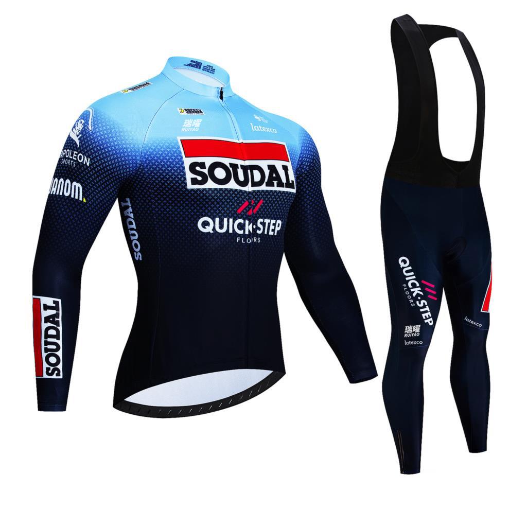 Men's Cycling Clothes Men's Quick-drying Fleece Cycling Clothes Bicycle New 2026 autumn breathable cycling suit