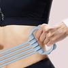 Banda Elástica de Resistência Ajustável em 8 com Alça 6 Tubos Elásticos Banda de Exercício Homens Mulheres Yoga Pilates Braço Costas Ombro Treinamento Corda Elástica