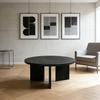 Elegant Round Coffee Table Living Room Table Side Table Coffee Table Round 80CM - Stylish & Space-Saving for Every Room (1 Piece)