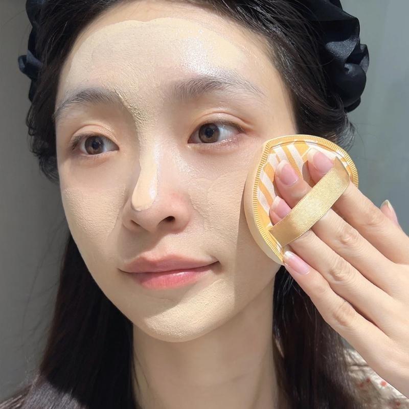 1Pc Makeup Powder Puff Cotton Candy Air Cushion Beauty Makeup Egg Dry and Wet No Powder Powder Powder Powder Liquid Foundation for Women Makeup Tools