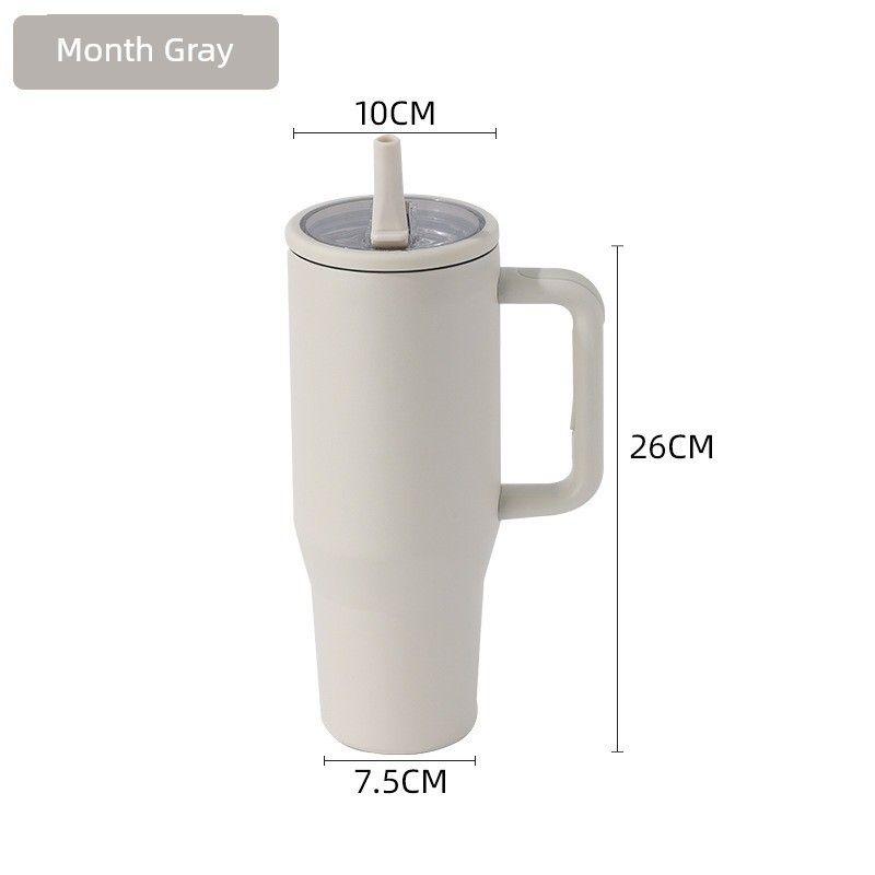 40Oz Cup Large Capacity Vacuum Cup Large Capacity Foldable Cup with Straw Accompanying Car Best Selling Large Ice Cup