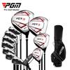 PGM VCT 3rd Gen Golf Club Set: 12 Clubs with Golf Bag for Men's Beginners