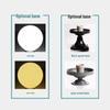 LED Waterproof Outdoor Post Light with Acrylic Spherical Shade