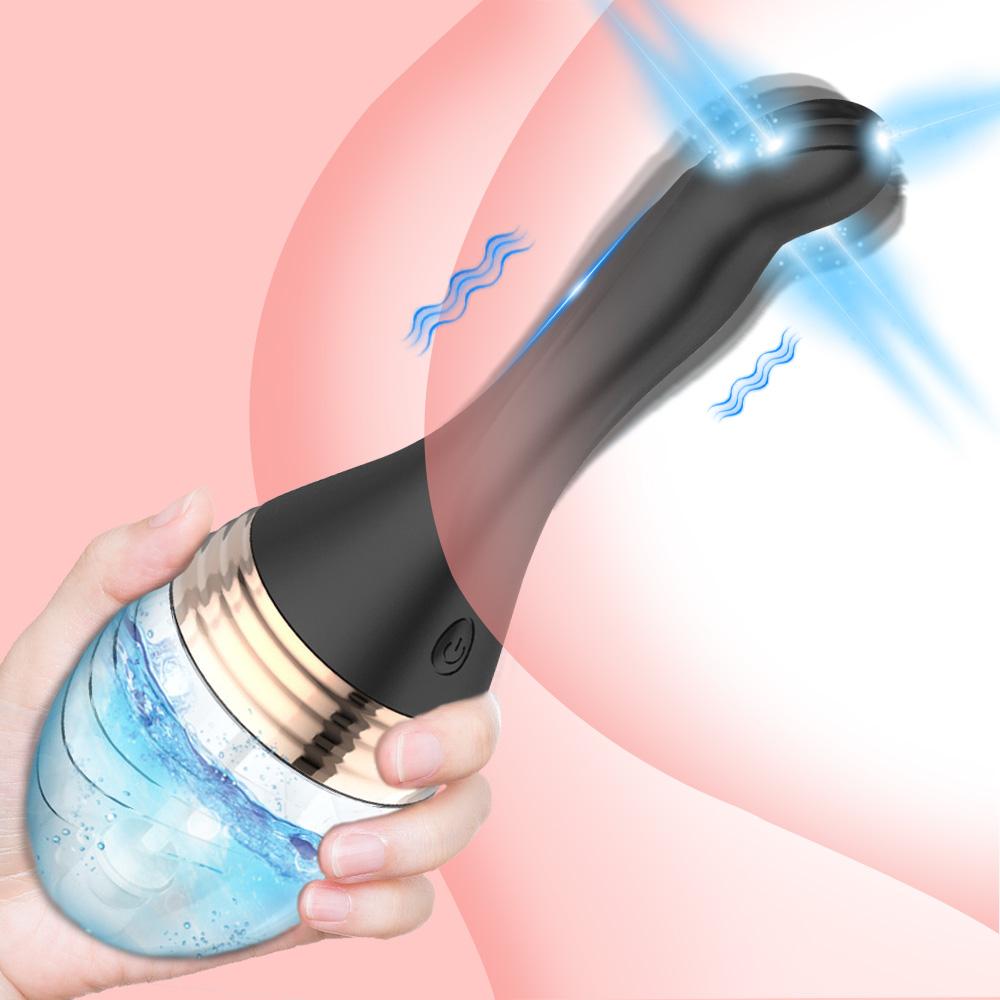 Automatic Electric Enema Bulb Rechargeable Anti Back-Flow Douche for Men Women Private Hygienic Douche for Women Vagina Cleansing