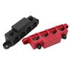 2pcs 4 Post Power Distribution Terminal Busbar Block M10 for 12‑48V Trucks RVs Boats Trailers