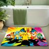 Pokemon Forest River Print Doormat Anti-slip Absorbent Floor Mat for Home Entrance Bedroom Living Room Decor