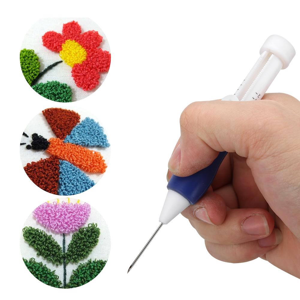 DIY Embroidery Pen Set Knitting Stitching Punch Needle Kit Sewing AccessoriesTool Set