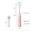 Batidora de Huevos Eléctrica de Mano Recargable 3 Velocidades Varillas de Acero Inoxidable Para Horneado Casero Espuma de Café Crema Postres