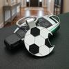 2Pcs Soccer Keychain Bottle Opener Keychain Charm Accessory for Keys & Cars, for Football Fan Gifts