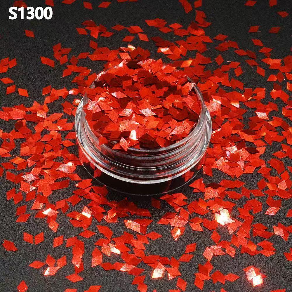

Iridescent 2MM Solvent-Resistant Nail Polish, Non-Fading Phone Case, Glittering Sand, Glitter Powder, and DIY Drip Glue Material About 2 grams per box