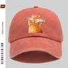 Pc Unisex Playful Cat and Fish Pattern Print Baseball Cap Ideal Decorative Hat for Pet Lovers Multiple Colors Available Comf