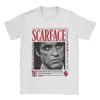 Fun 90s Classic  Movie Scarface  T-Shirts for Men Crew Neck Pure Cotton T Shirts  Short Sleeve Tees Big Size Tops