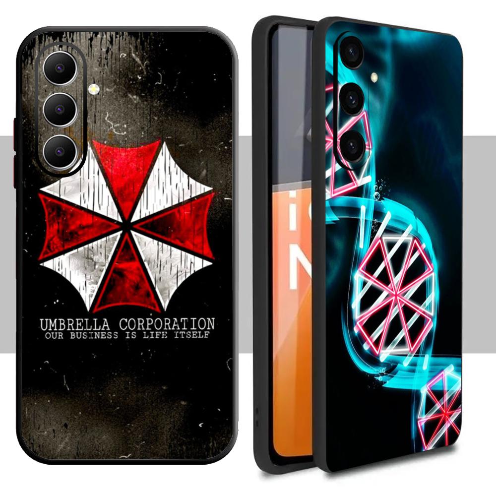 Classic Evil Umbrella cool pattern design Phone Case For Samsung Galaxy S26 S25 S24 S23 S22 S21 Plus Ultra Note20 Soft Black