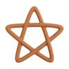 Baby Silicone Teethers Toy Food Grade Newborn Pacifier Molar Chewing Teething Toy Cartoon Star Baby Grip Training Toy